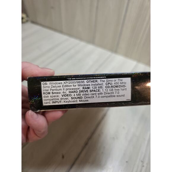 Vtg 2003 The SIMS Superstar Expansion Pack PC CD Rom Game Complete In Box - Picture 2 of 13